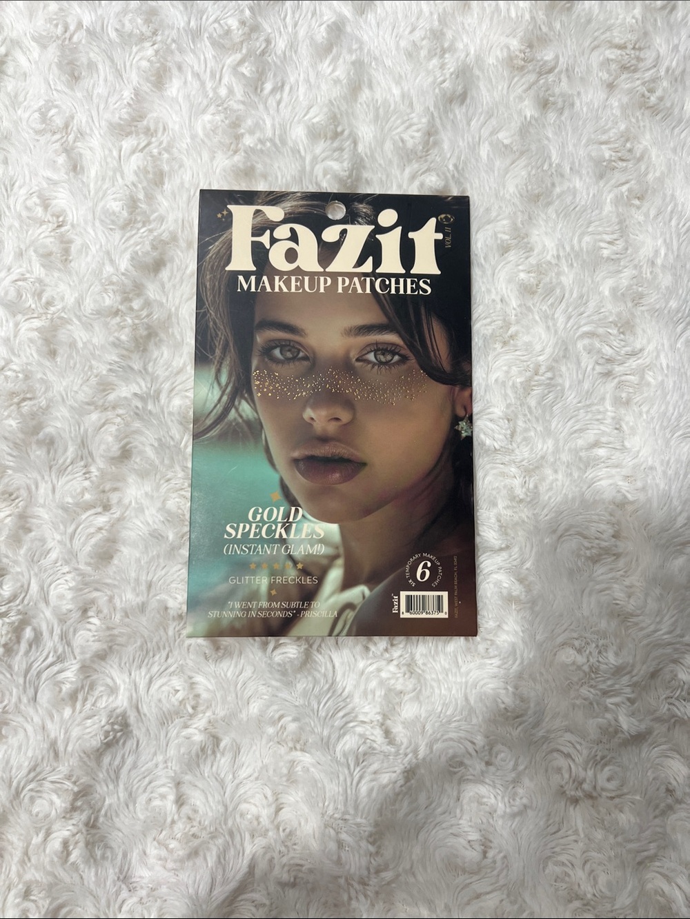 FAZIT Gold Glitter Freckles Makeup Patches